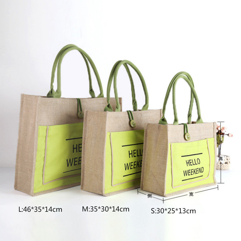 Hello Weekend ! Jute bags