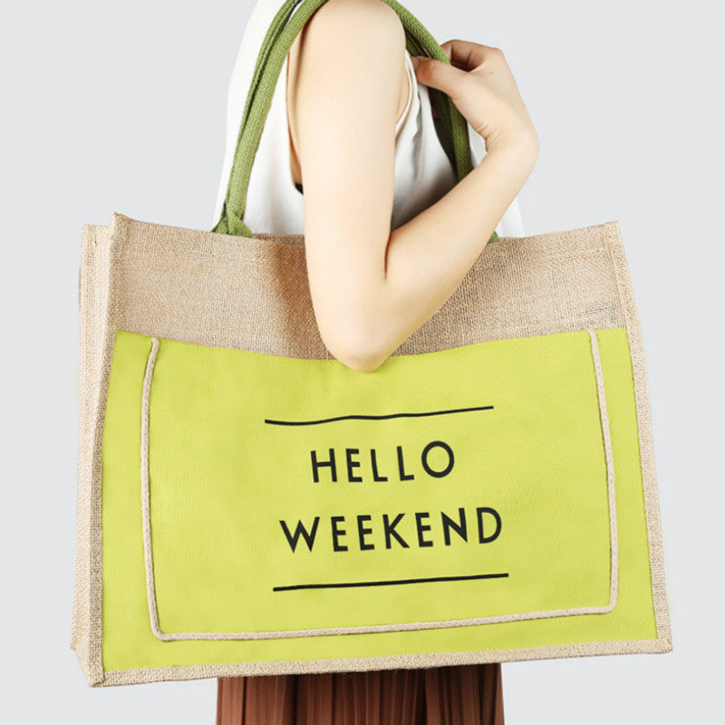 Hello Weekend ! Jute bags