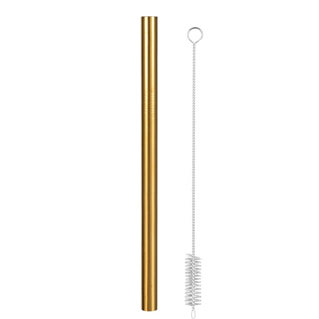 Reusable drinking straws (stainless steel)