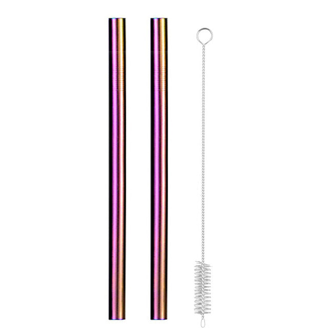 Reusable drinking straws (stainless steel)