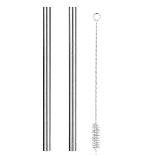 Reusable drinking straws (stainless steel)