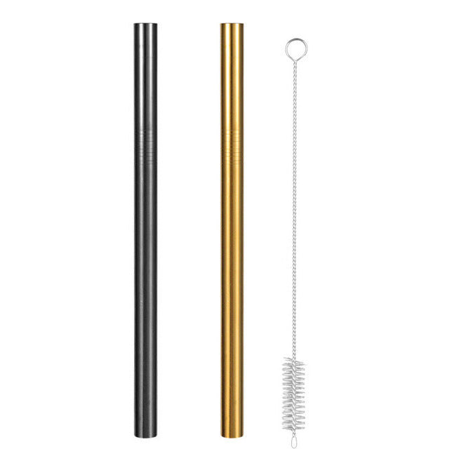 Reusable drinking straws (stainless steel)