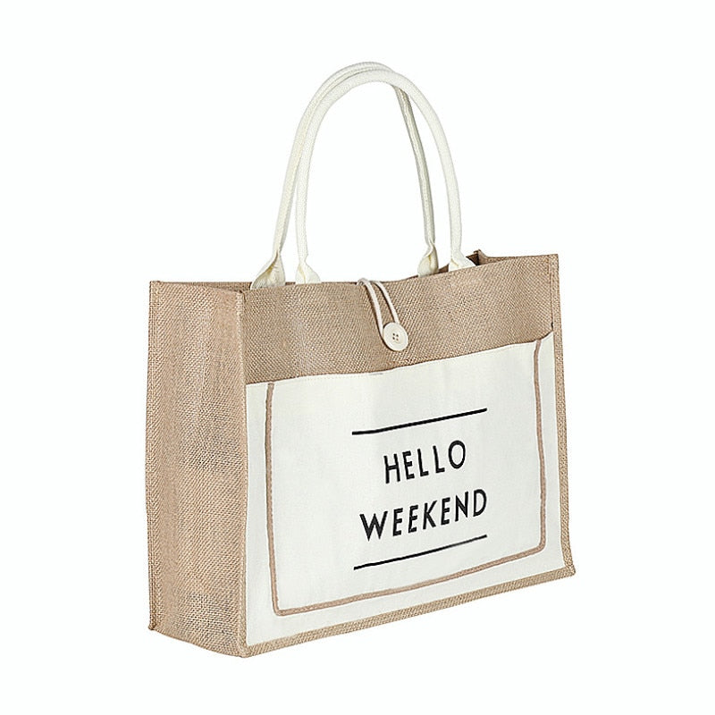 Hello Weekend ! Jute bags