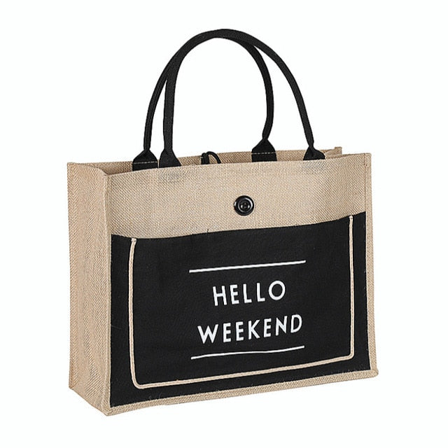 Hello Weekend ! Jute bags