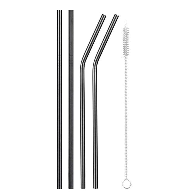 Stainless Steel Reusable Drinking Straws - various travel packs!