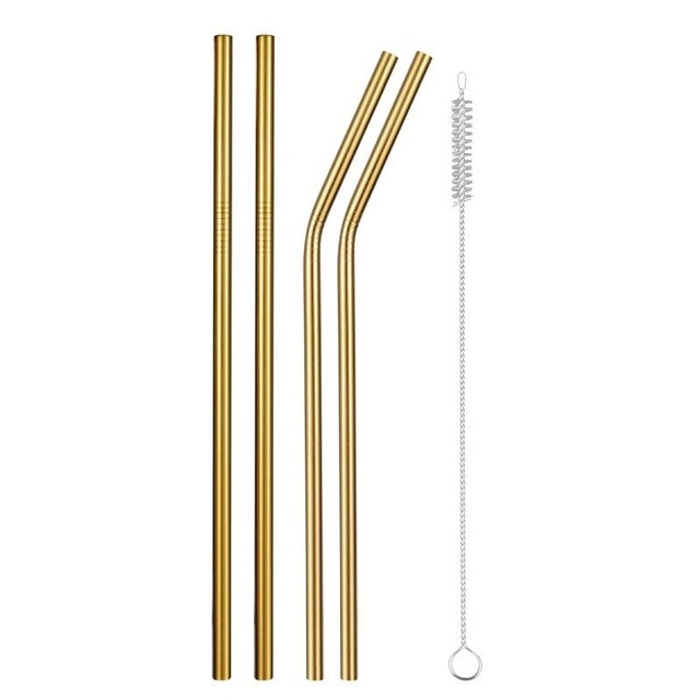 Stainless Steel Reusable Drinking Straws - various travel packs!