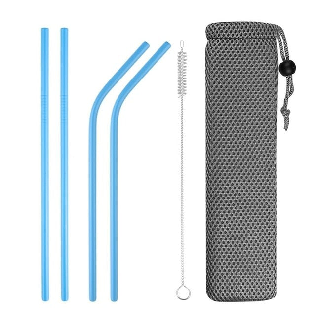 Stainless Steel Reusable Drinking Straws - various travel packs!