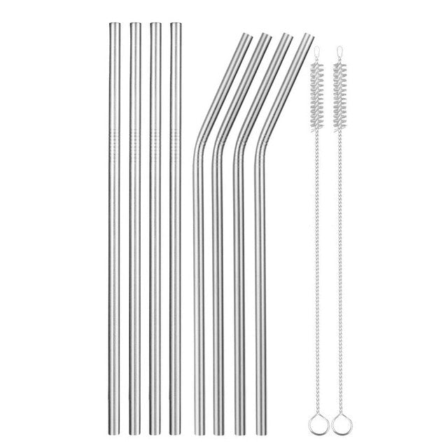 Stainless Steel Reusable Drinking Straws - various travel packs!