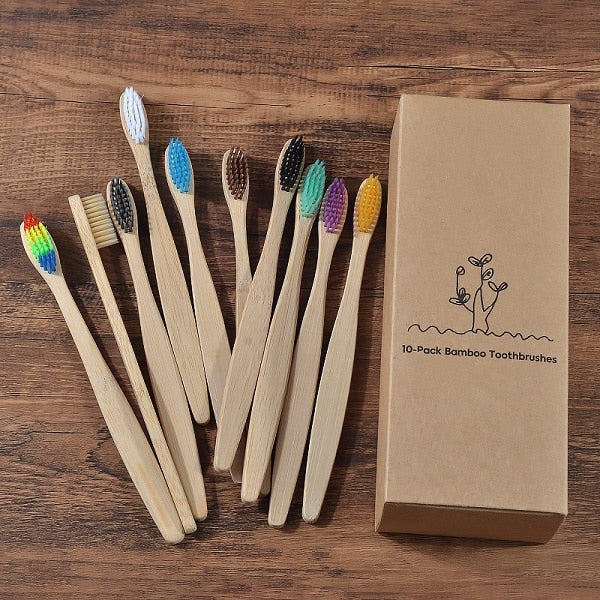 Bamboo toothbrushes for Adults