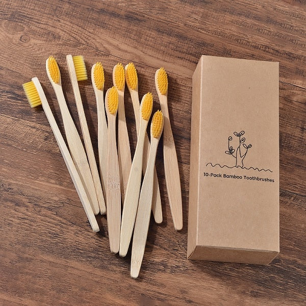 Bamboo toothbrushes for Adults