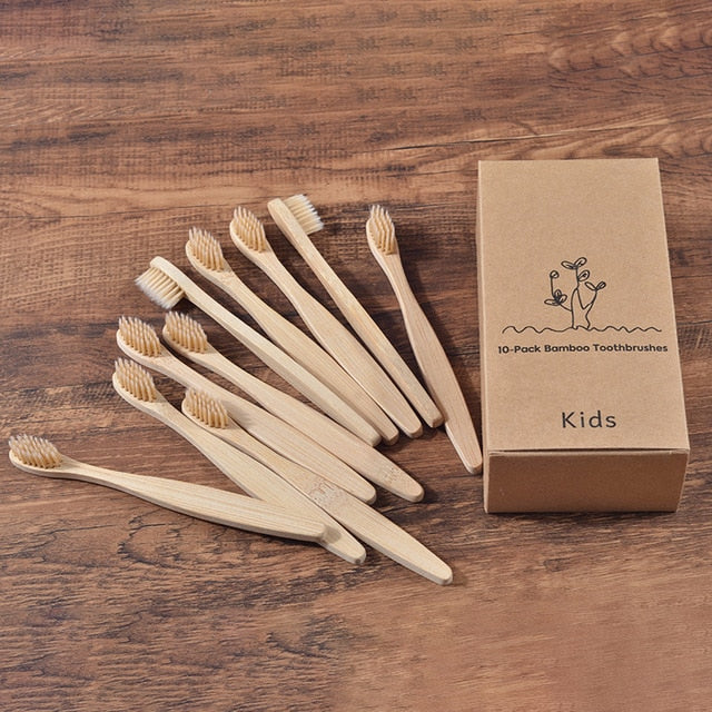 Bamboo toothbrushes for Kids